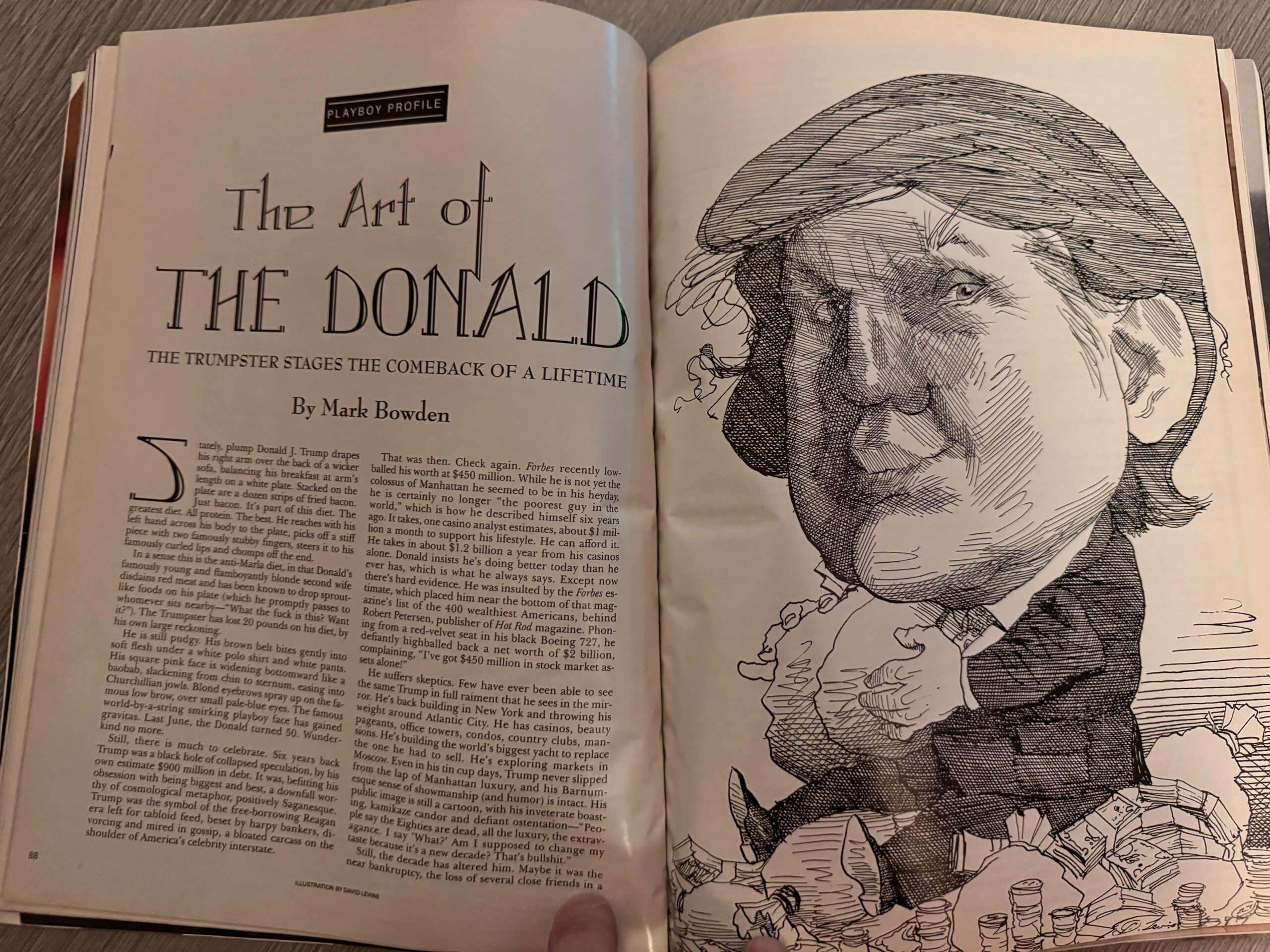 Donald Trump in Playboy